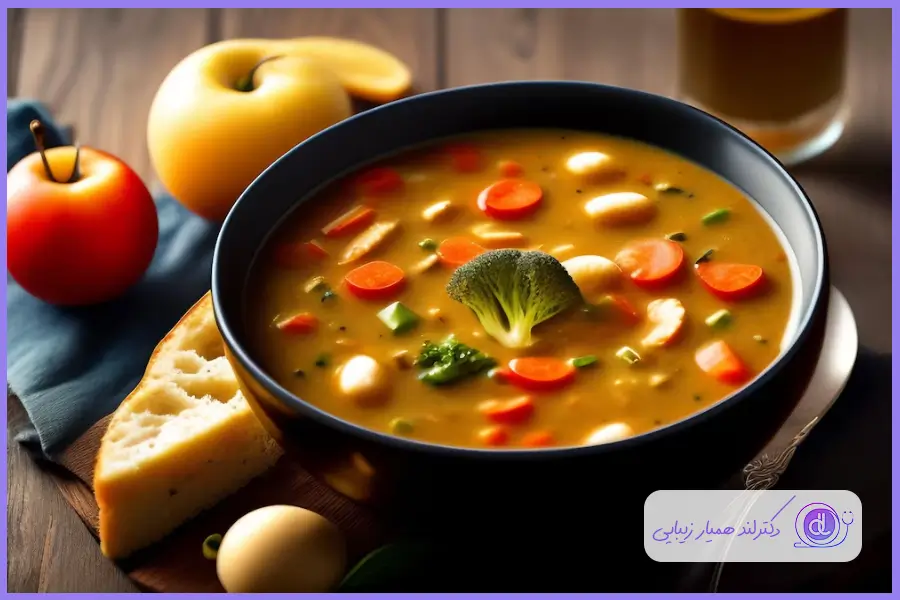 سوپ های مقوی یک رژیم غذایی مناسب بعد از عمل بینی است